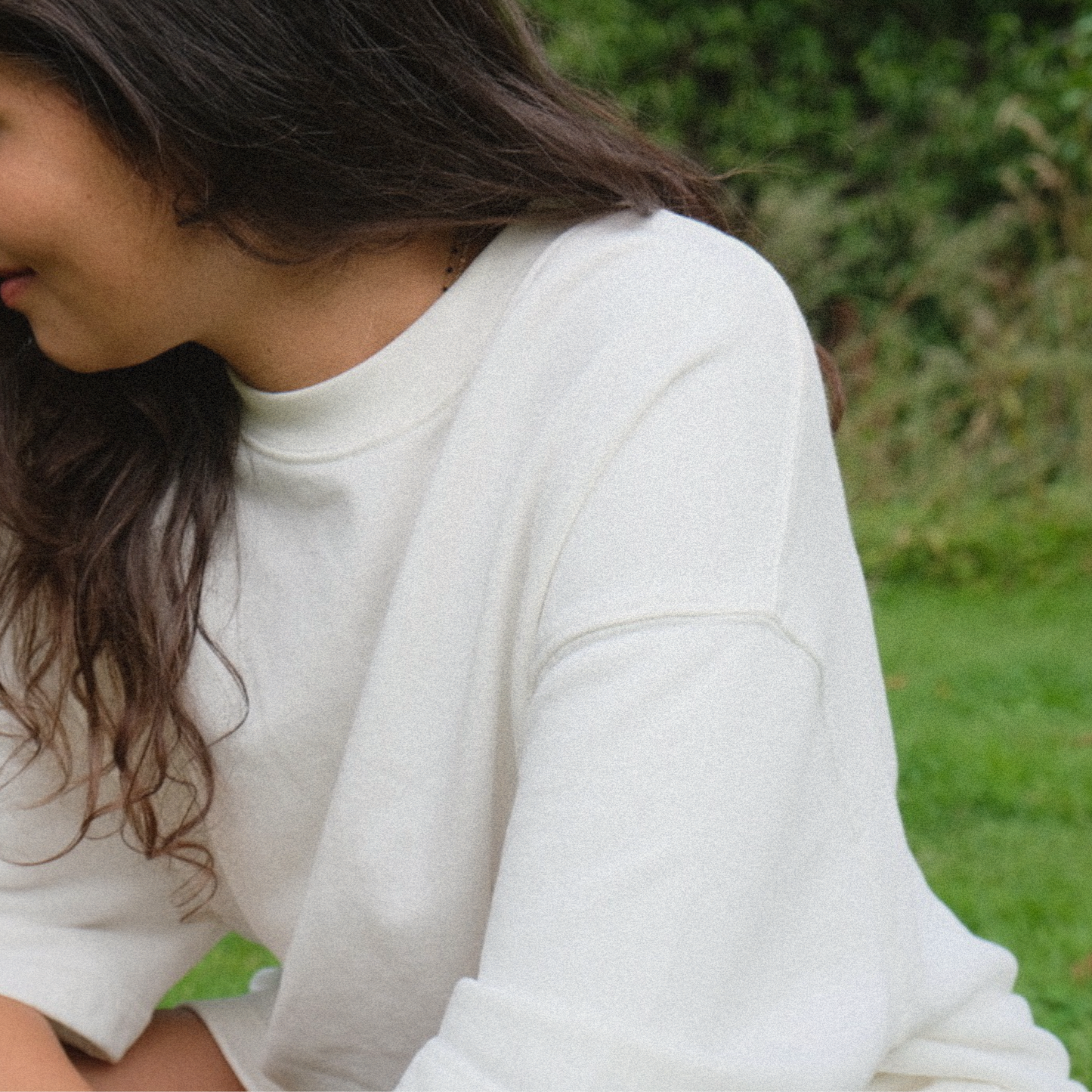 T-shirt Unisex - Oversized 100% Cotton organic - Blanc cassé