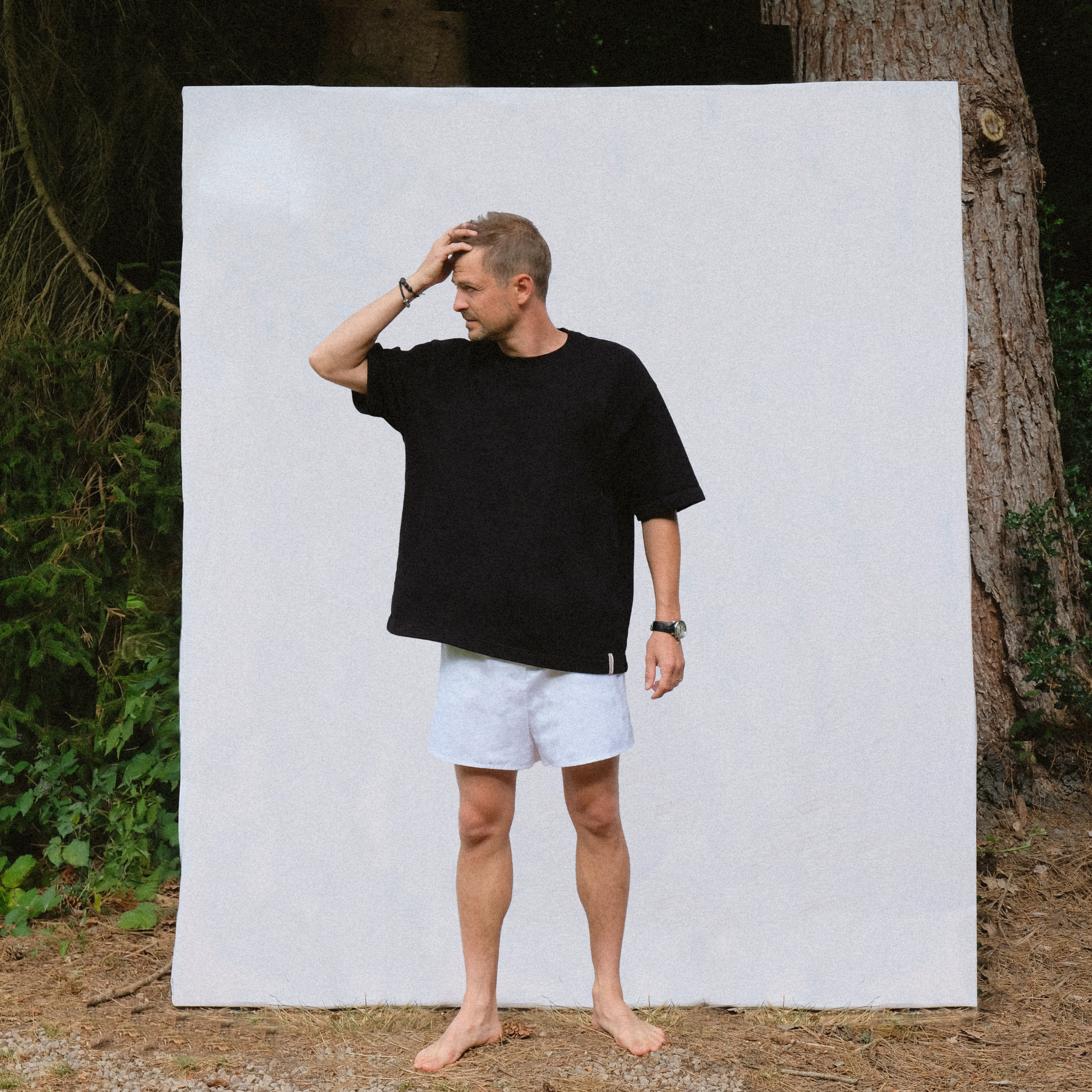 T-shirt Unisex - Oversized 100% Cotton organic - Black