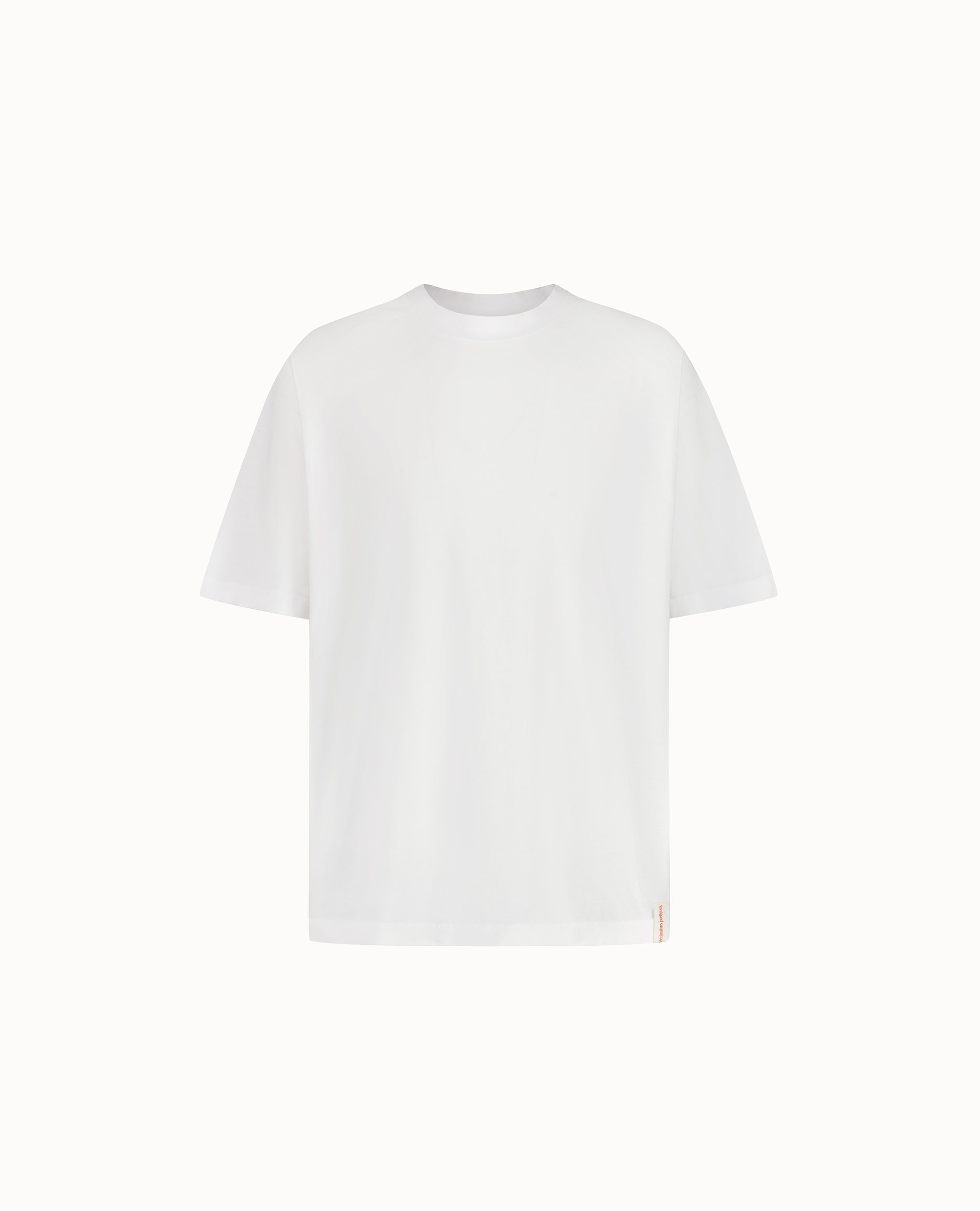 T-shirt Unisex - Oversized 100% Cotton organic - Blanc cassé