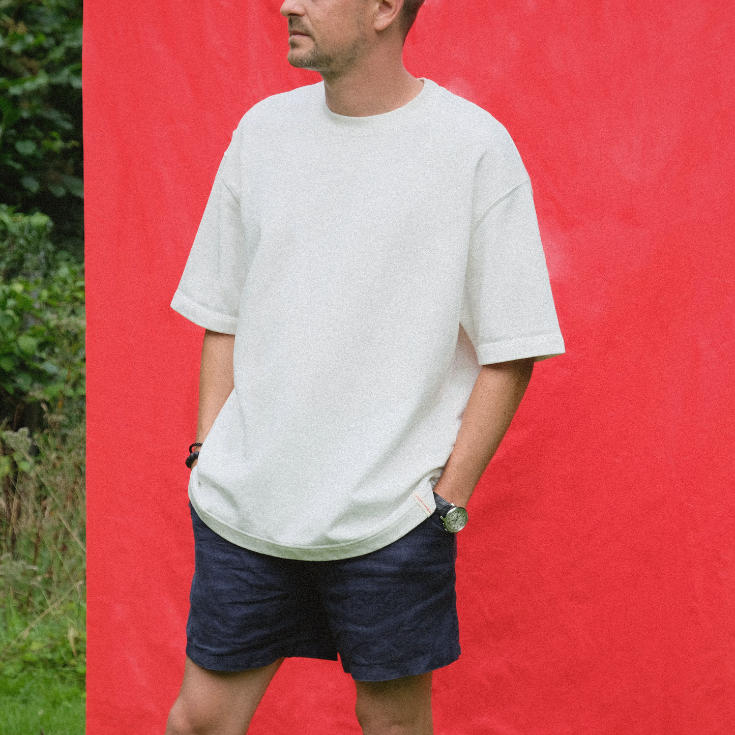 T-shirt Unisex - Oversized 100% Cotton organic - Blanc cassé